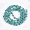 Transparent Glass Beads Strands X-GLAA-T009-004A-2