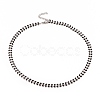 Enamel Wheat Link Chain Necklace NJEW-P220-02P-01-1