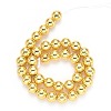 Electroplate Non-magnetic Synthetic Hematite Beads Strands G-L485-01G-M-2