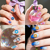 Stainless Steel DIY Nail Art Templates MRMJ-WH0092-165-6