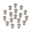 Tarnish Resistant Stainless Steel Beads X-STAS-R033-6mm-1