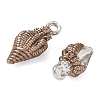 Brass with Enamel Charms KK-CBA61F8-01P-01-2