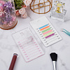 2Pcs 2 Colors Acrylic False Eyelashes Display Board AJEW-GO0001-31-5