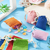 22Pcs 11 Colors Rectangle Cloth Packing Pouches ABAG-TA0001-87A-8