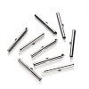 Tarnish Resistant 304 Stainless Steel Slide On End Clasp Tubes STAS-S115-01I-P-1