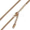 Ion Plating(IP) 304 Stainless Steel Box Chain Necklace for Men Women NJEW-K245-020A-2
