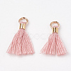 Polycotton(Polyester Cotton) Tassel Pendant Decorations FIND-S275-25G-1
