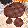 10 Pcs 5 Style Flat Round Felt Fabric DIY-PH0009-24C-5