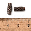 Brass Screw Clasps KK-G186-R-NF-3