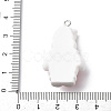 Christmas Opaque Resin Pendants RESI-A049-05M-3