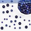 Nbeads 120Pcs 3 Styles Natural Lapis Lazuli Beads Strands G-NB0003-68-4