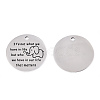 Non-Tarnish 201 Stainless Steel Pendants STAS-T064-38P-12-1