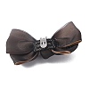 Polyester Bowknot Shoe Decorations AJEW-WH0323-25E-2