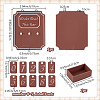 Plastic Books Read This Year Bookshelf Counter Bookish Decoration AJEW-WH0596-877A-2