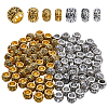 30Pcs 6 Styles Tibetan Style Alloy European Beads FIND-FH0017-41-1