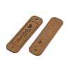 PU Leather Label Tags DIY-H131-A10-2