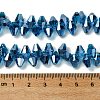 Transparent Electroplate Glass Beads Strands GLAA-K064-06A-HR01-4