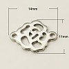 Tarnish Resistant 201 Stainless Steel Links STAS-C013-2-1