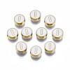 Alloy Enamel Beads ENAM-N052-006-01I-RS-1