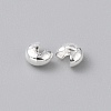 Brass Crimp Beads Covers KK-WH20001-06A-S-2