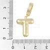 Brass Micro Pave Clear Cubic Zirconia Pendants KK-M289-01T-G-3