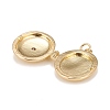 Brass Micro Pave Cubic Zirconia Locket Pendants KK-A161-37G-3