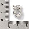Rack Plating Brass Micro Pave Clear Cubic Zirconia Charms KK-B092-27P-3