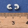 Brass Crimp Beads Covers FIND-Z039-13A-S-3