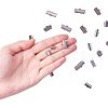 304 Stainless Steel Ribbon Crimp Ends STAS-PH0018-25P-3