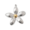 Two Tone 304 Stainless Steel Pendants LS-STAS-B120-04GP-01-1