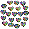 20Pcs Computerized Embroidery Cloth Iron on/Sew on Patches PATC-CY0001-26B-1