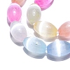 Dyed Natural Selenite Beads Strands G-T138-233M-3