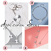 80Pcs 4 Style Brass Charms KK-FH0002-94-7