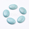 Natural Howlite Cabochons G-E482-01D-1