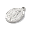 Anti-Tarnish 201 Stainless Steel Pendants STAS-Q015-03P-2