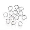 Tarnish Resistant 304 Stainless Steel Open Jump Rings STAS-F110-06P-1