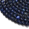 Natural Lapis Lazuli Beads Strands G-F820-Z01-8mm-4
