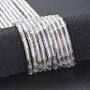 Electroplate Glass Beads Strands X-EGLA-K014-B-AB01-2