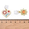 8Pcs PVC Mobile Dustproof Plugs and Iron Cell Phone Holder Stand Sets HJEW-NB00340-4