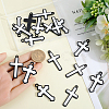20Pcs 2 Styles Opaque Acrylic Pendants MACR-SP0001-10-3