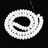 Opaque Solid Color Glass Beads Strands GLAA-ZX008-8mm-18G-2