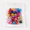 Mixed Crackle Glass Beads X-CCG-Q001-10mm-M-5