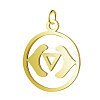 PVD Vacuum Plating 304 Stainless Steel Pendants STAS-S105-T526G-1