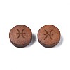 Laser Engraved Wood Beads WOOD-S053-53I-2