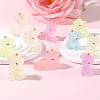 24pcs 6 Styles Luminous Resin 3D Unicorn Figurines DJEW-SZ0001-15-4