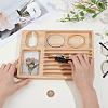 Silicone Watch Display Stands and Bamboo Watch Strap Organizer Tray ODIS-OC0001-85-3