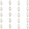 80Pcs 4 Style Acrylic Links & Pendants FIND-FH0003-09-1