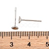 Brass Stud Earring Settings KK-M163-04P-A-NR-2