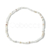 2mm Natural Pink Opal Faceted Round Beaded Stretch Bracelets for Women BJEW-JB10843-01-1