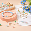 500Pcs 10 Colors Imitation Jade Glass Beads DGLA-KS0001-01-7
